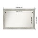 preview thumbnail 118 of 119, Dove Greywash Framed Non-Beveled Custom Wall Mirror, Bathroom Vanity Mirror Outer Size: 52 x 34