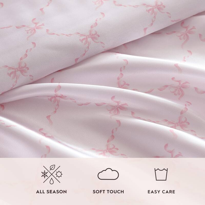 Laura Ashley Printed Satin Sheet Set