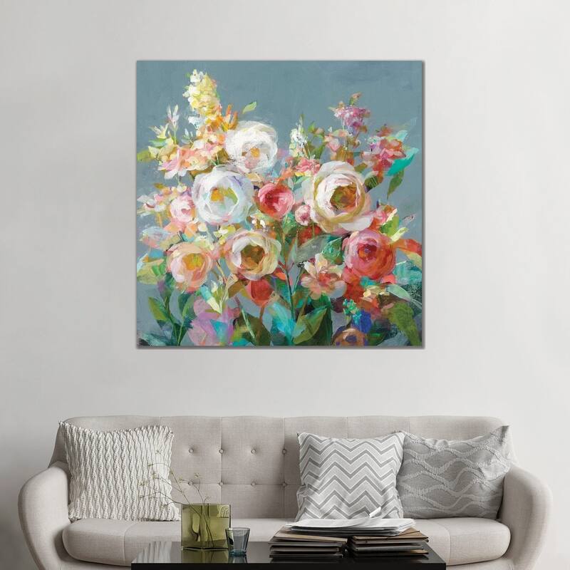 iCanvas "Joy of the Garden Square I" by Danhui Nai Canvas Print