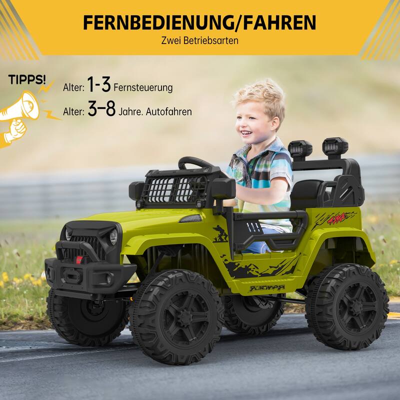 12V Ride Truck Car for Kids Electric Vehicles with Remote Control