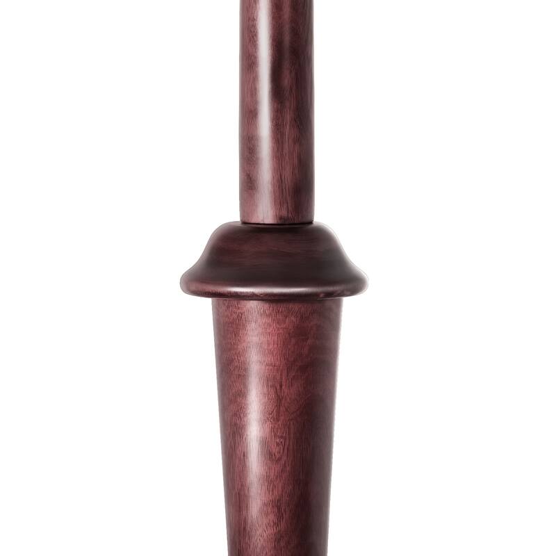 Tree-branch Rubberwood Freestanding Coat Rack with 8 Hooks - 24.5"W x 70.87"H