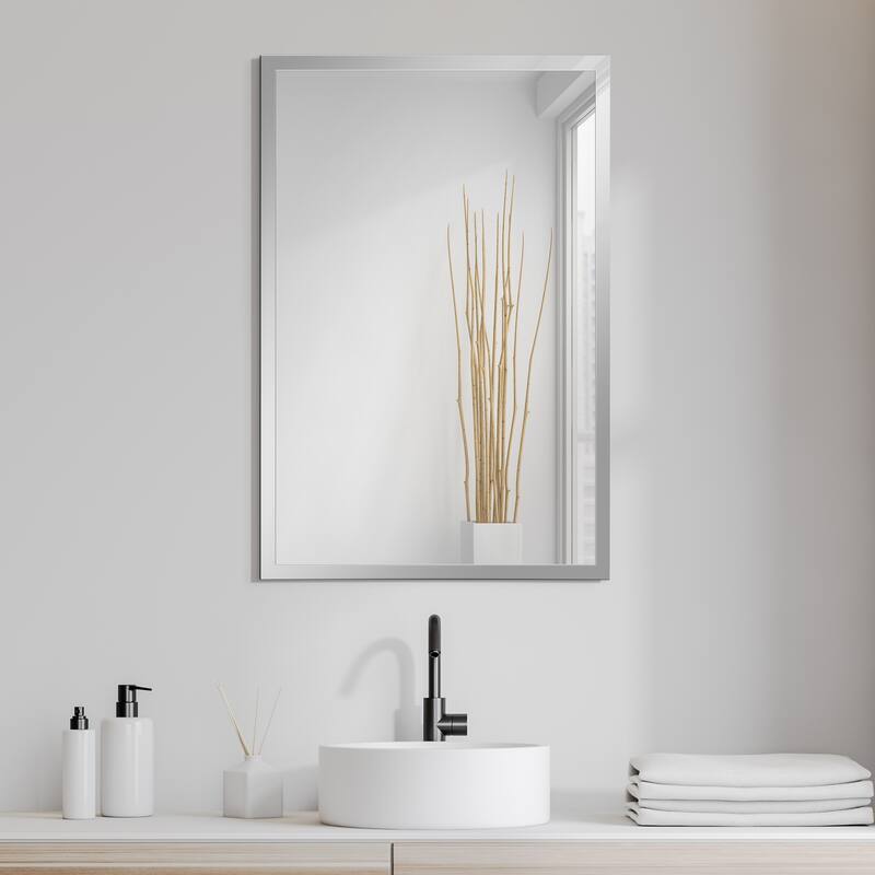Contempo Stainless Steel Gold Wall Mirror