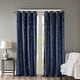 preview thumbnail 60 of 70, SunSmart Mirage Knitted Jacquard Total Blackout Grommet Window Curtain Panel