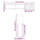preview thumbnail 14 of 16, vidaXL Outdoor Playset Outdoor Backyard Playground Equipment for Kids Age 3-8 - 20.9" x 99.2" x 81.5"