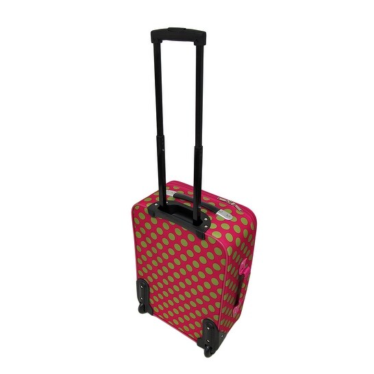 pink polka dot suitcase