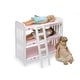 preview thumbnail 6 of 7, Badger Basket Triple Doll Bunk Bed with Ladder, Bedding, and Free Personalization Kit - Pink Gingham