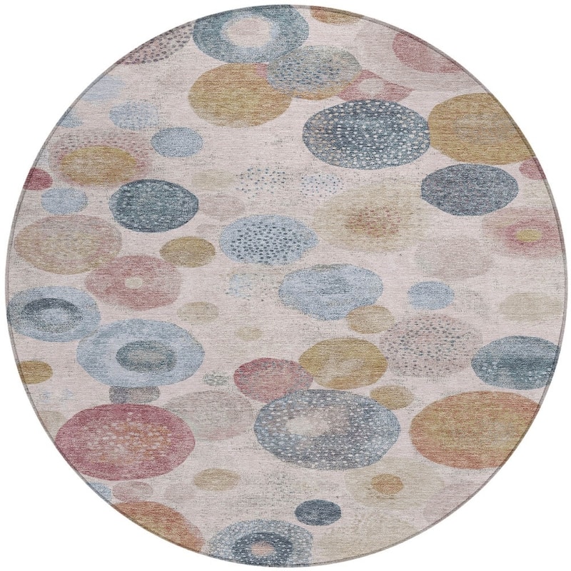 HomeRoots Geometric Transitional Rectangle Outdoor Rug