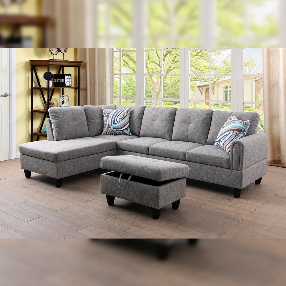 Cheap microfiber sectional deals
