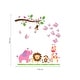 preview thumbnail 3 of 3, Walplus Zoo Animal 3D Butterflies Children Wall Sticker Nursery Decor