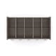 preview thumbnail 2 of 5, Tot Mate Laminate Wall Cubbie Storage - 46" x 15" x 26" Assembled - Shadow Elm Gray