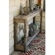 preview thumbnail 2 of 7, Rustic Farmhouse Handmade Reclaimed Wood Sofa Console Table