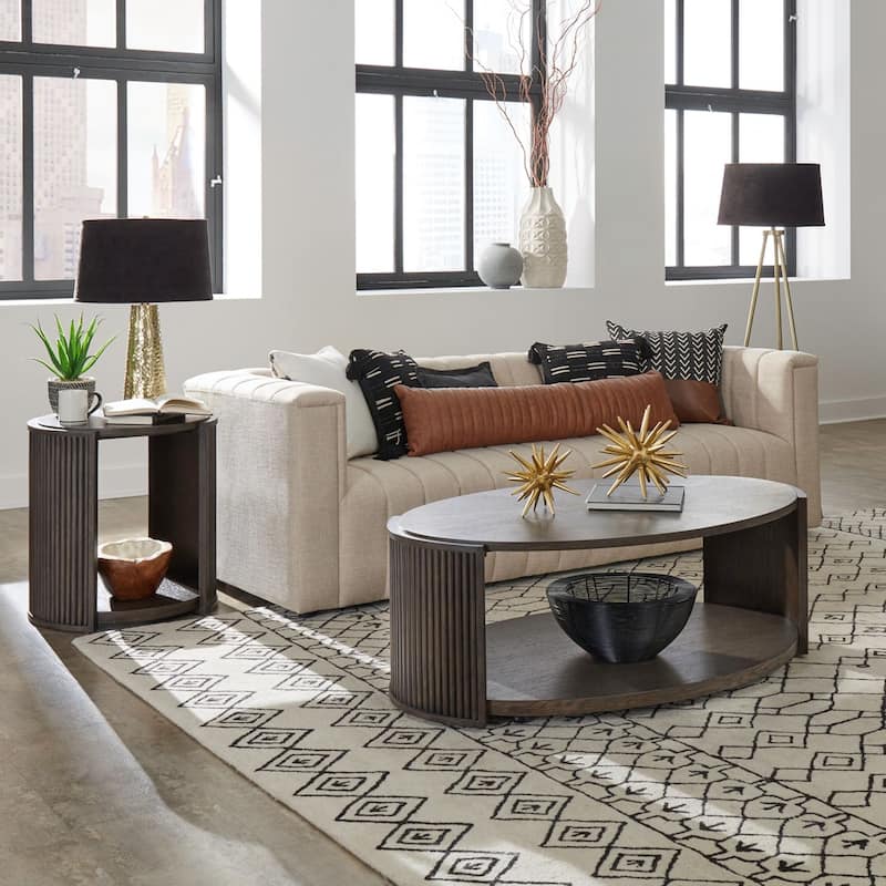 Liberty Furniture City View Accent Table Coffee Bean Brown- Various Sizes - 3 Piece Set