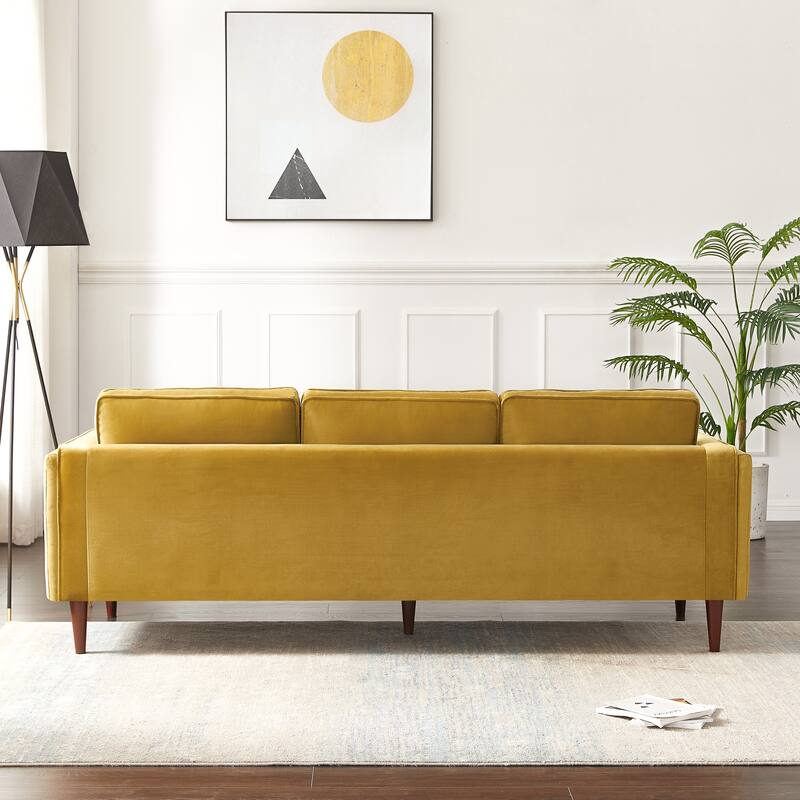 Lavinia Mid Century Modern Style Sofa Couch for Living Room - 33" x 88" x 34"