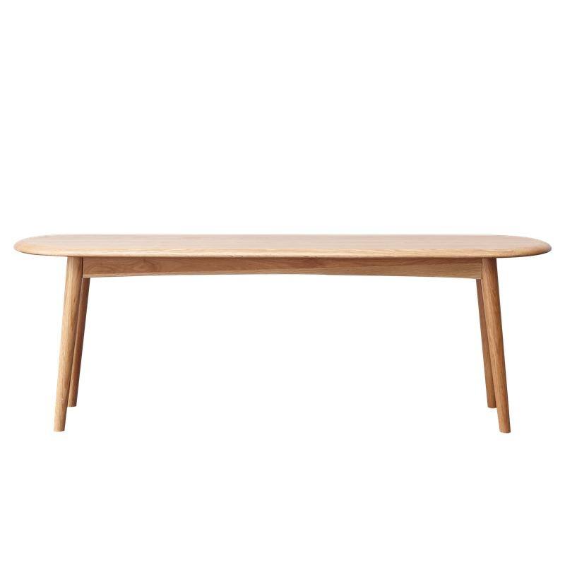 Natural Oak Wood for Dining Bench Table Bench for Living Room
