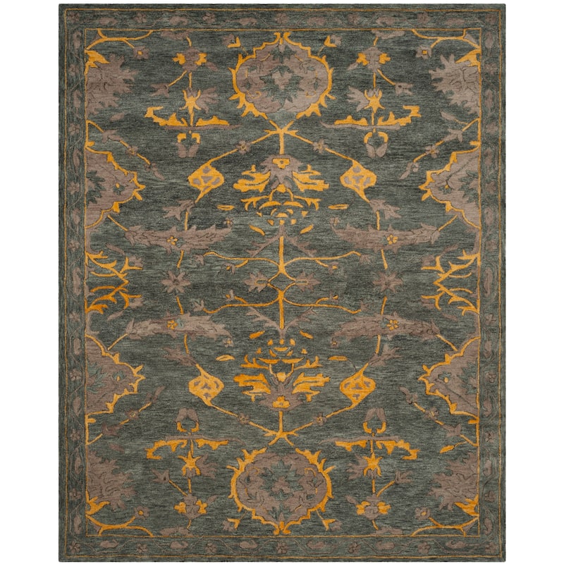 SAFAVIEH Handmade Bella Riobna Modern Floral Wool Rug