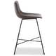 preview thumbnail 15 of 25, Poly & Bark Paxton 24" Seat Height Counter Stool (Set of 2)