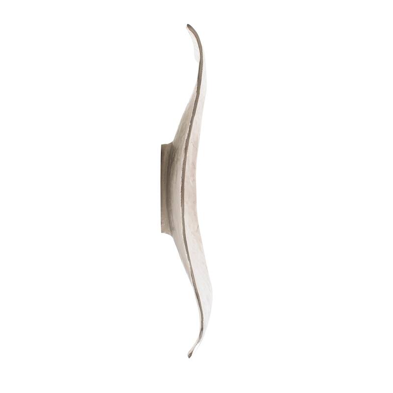 Silver Orchid Scrolled Small Metal Tray - N/A