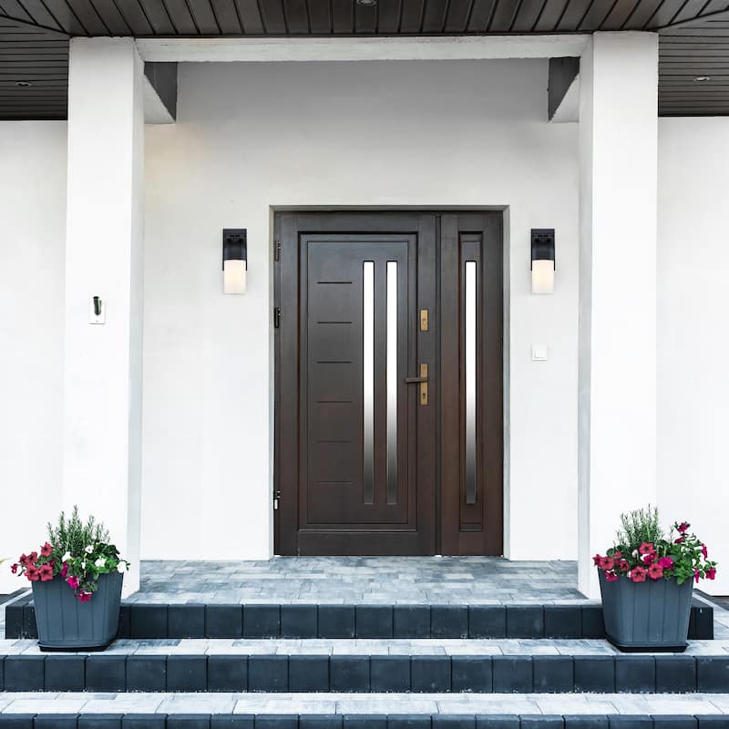 Designers Fountain D348M-18EW Ever Spring 18" Tall Outdoor Wall Sconce