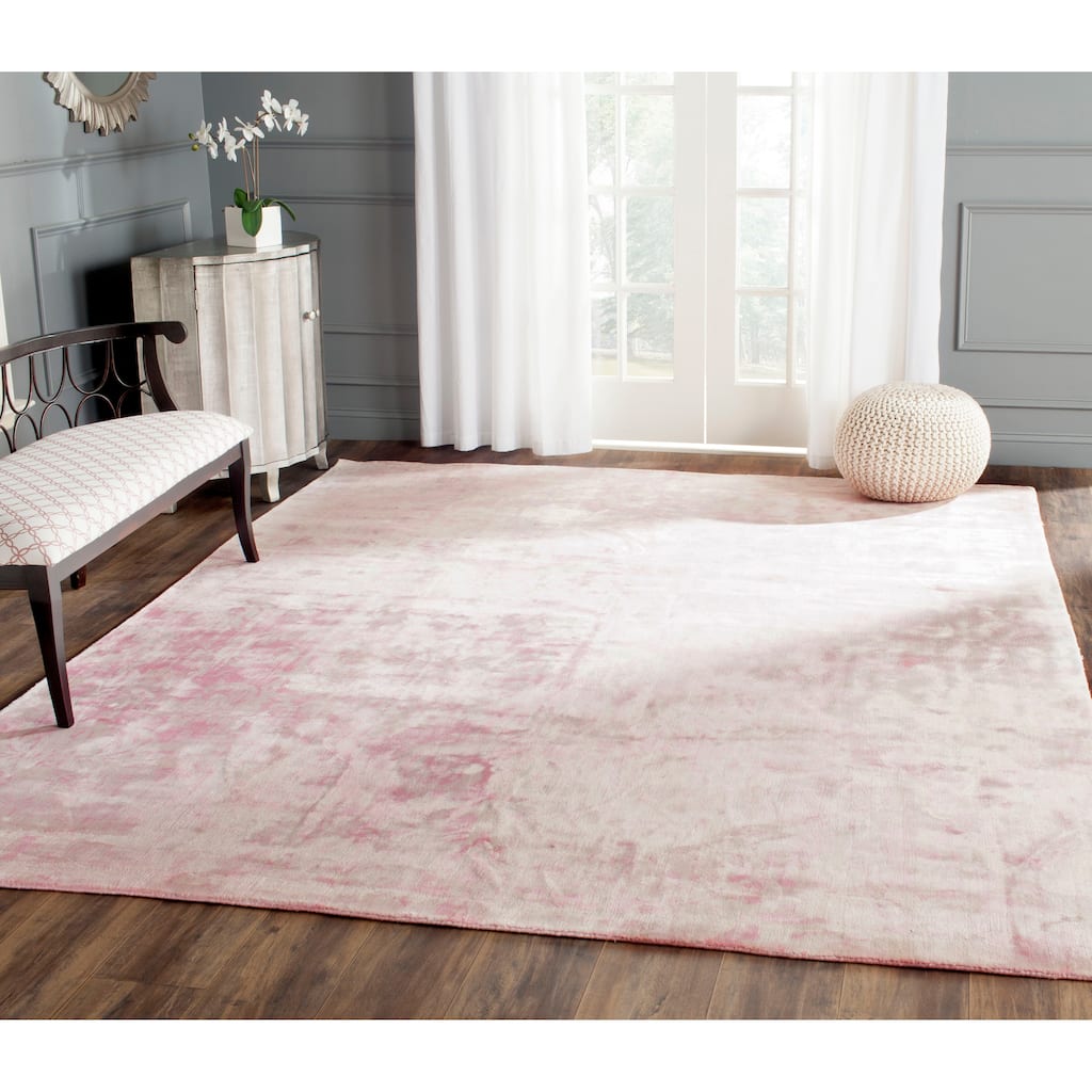 SAFAVIEH Couture Hand-knotted Tibetan Eveliene Modern Hand-spun Rug