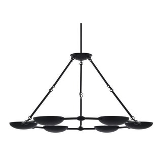 Kovacs P1316 Undertas 6 Light 48" Wide Ring Chandelier