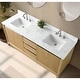 preview thumbnail 157 of 177, Vanity Art Bathroom Vanity with Ceramic Sink and Engineered Marble Top