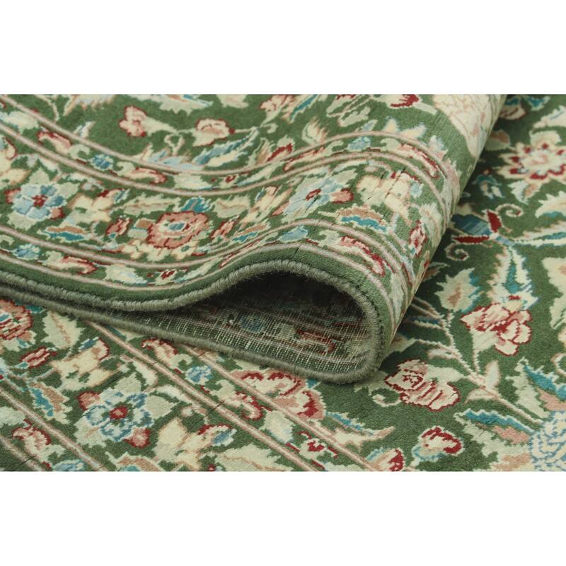 Pak-Persian Hrychlea Green/Beige Runner - 2'5" x 9'9"