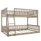 preview thumbnail 16 of 15, Full XL over Queen Bunk Bed with Ladder and Guardrails