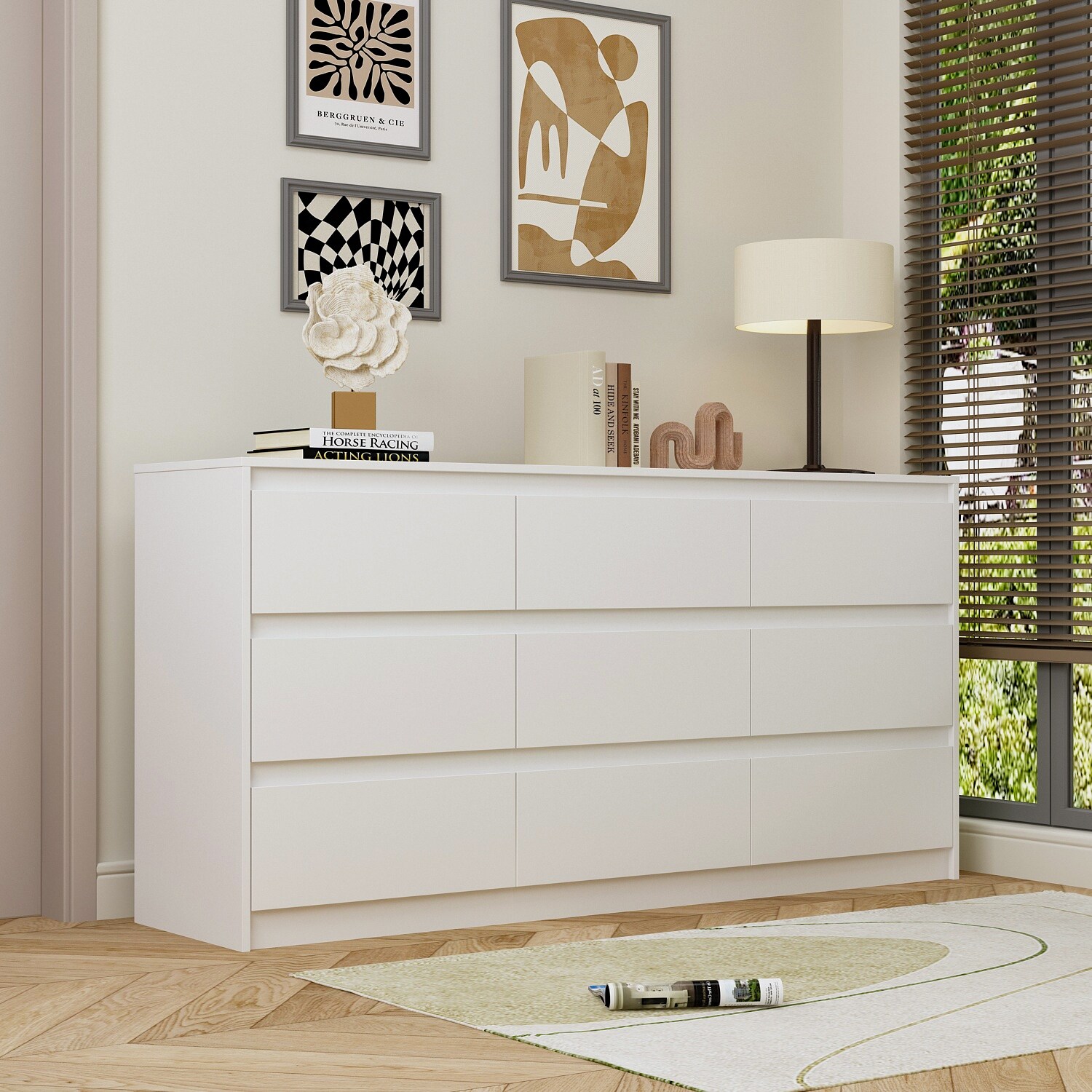 Overstock white shop dresser