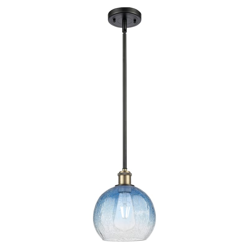 Innovations Lighting Endless Possibilities Ballston - Brookhaven Globe - 1 Light 8" Stem Hung Mini Pendant