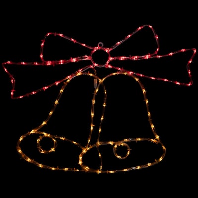 23" Bow 4 Function Controller Window Silhouette Christmas Decor