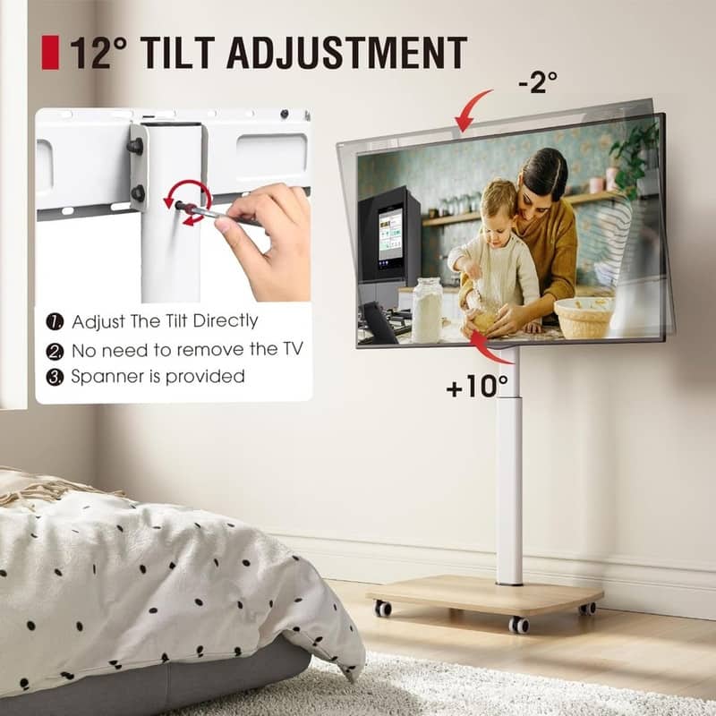 Rolling TV Stand