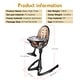 preview thumbnail 5 of 3, Adjustable Recline, 360° Rotation for Enhanced Durability, Stylish and Versatile Dining Chair for Babies and Toddlers