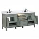 preview thumbnail 27 of 33, Avanity Madison 72 in. Double Sink Bathroom Vanity with Engineered Stone Top - 73" x 22"D x 35"H