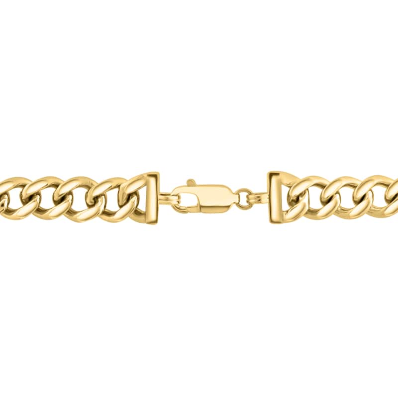 EFFY Men's Gold-Plated 925 Sterling Silver Diamond Chain Necklace