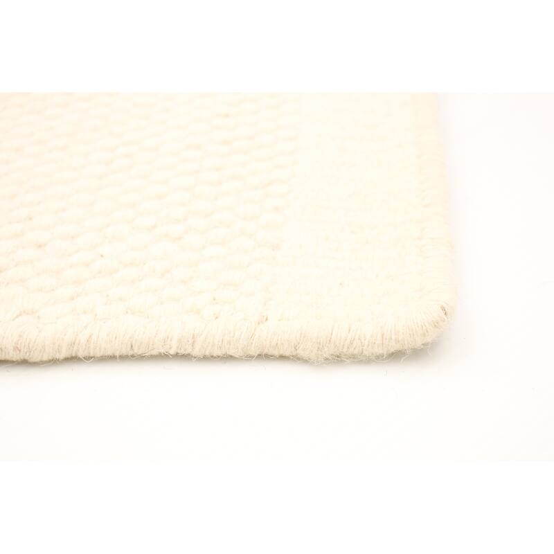 ECARPETGALLERY Hand Loomed Bungalow Wool Dhurrie