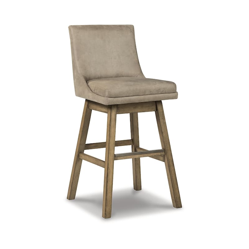 Signature Design by Ashley Tallenger Upholstered Swivel Stool (Set of 2)