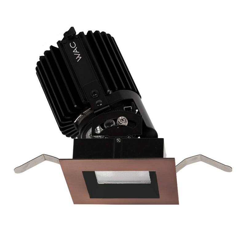 WAC Lighting Volta 2" Square Adjustable Trim with LED Light Engine and - Copper Bronze / 4000K / 85CRI