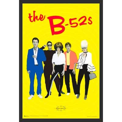 The 52's Album Cover New Wave Rock Framed Poster - 24 x 36 Inch