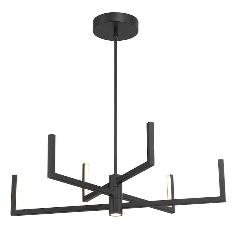 Kovacs P1476-L Articular 6 Light 24" Wide LED Abstract Chandelier