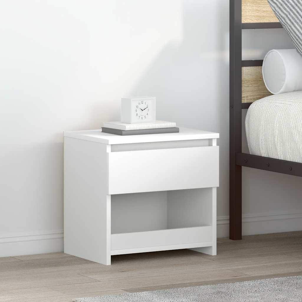 vidaXL Bedside Cabinet Engineered wood