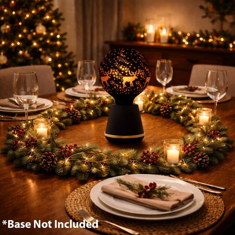 Festive Living G125 Decorative LED Bulb – 1800K Warm Vintage Glow - Elk