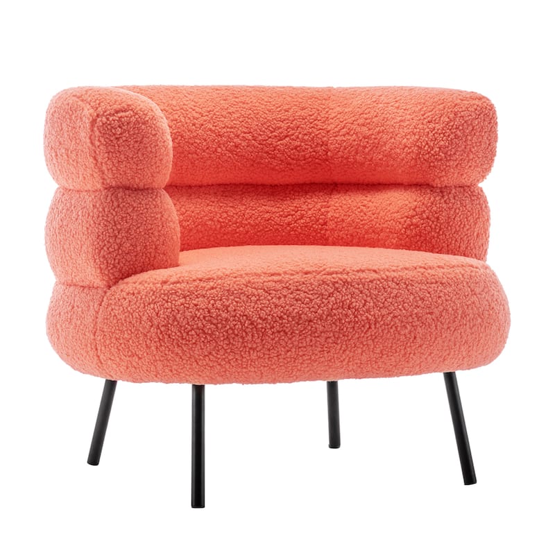 XINMICS Modern Accent Chair Upholstered Armchair for Living Room, Bedroom