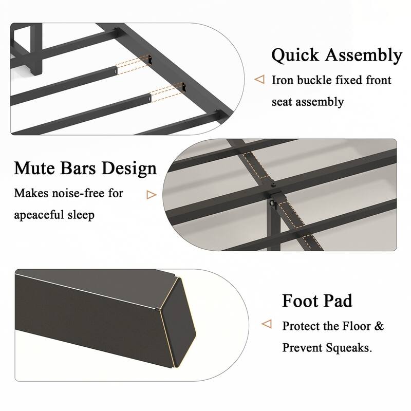 Bed frame with storage space at the head of the bed and a charging statio