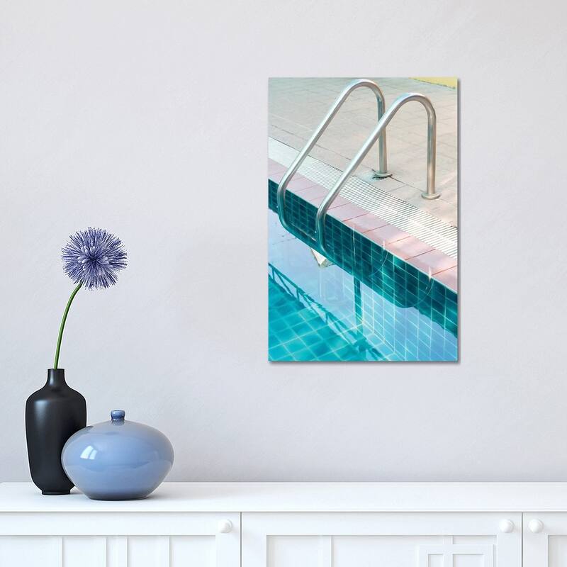 iCanvas "Vintage Swimming Pool" by Honeymoon Hotel Canvas Print - 18x12x1.5