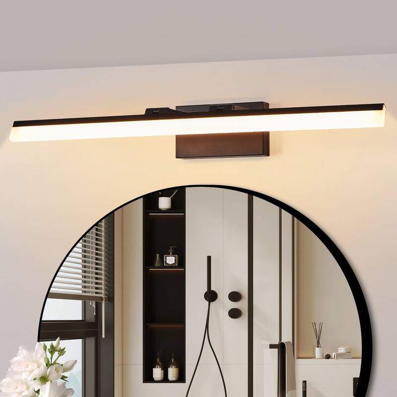 LED Bath Bar Black Vanity Light For Bathroom, Mirror, Sink, Or Dressing Room - 32 inch