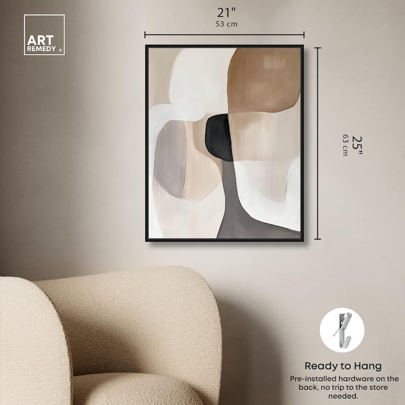 Curvilinear Composition II Canvas by Art Remedy