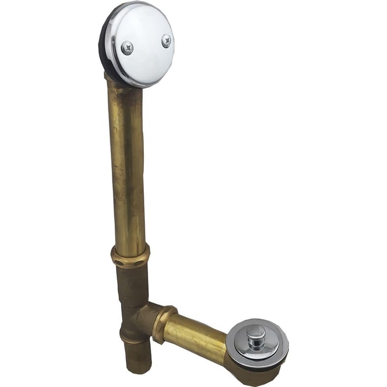PROFLO Universal Tub Drain / Waste - Fits Most Tubs 18" - 24" Tall - Chrome