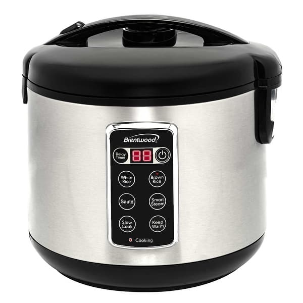 16 Cups 6 Function Smart Multi-Cooker Rice Cooker in Stainless Steel ...