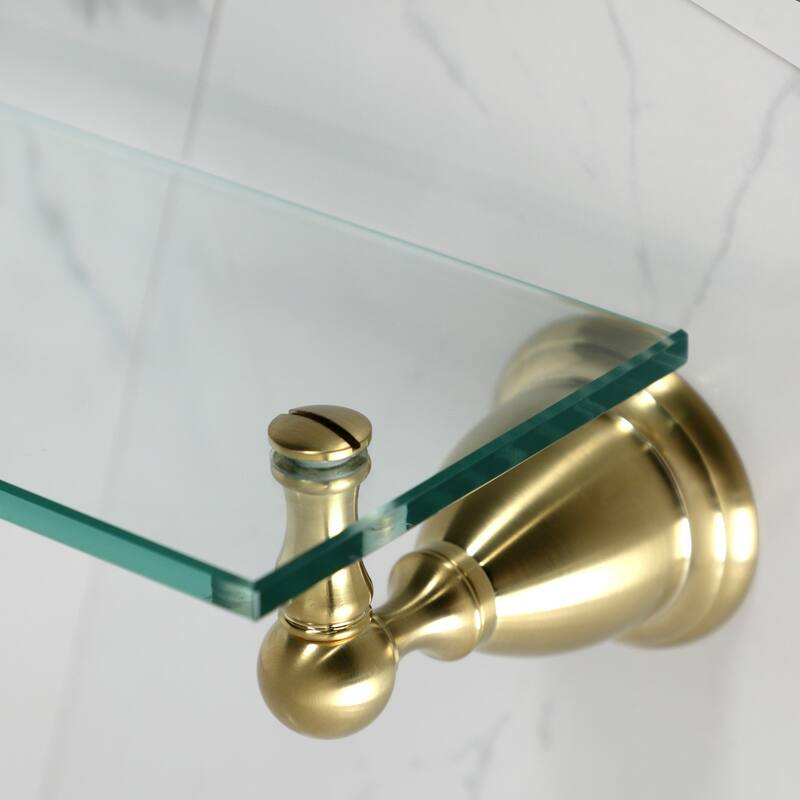 Kingston Brass Heritage Bathroom Glass Shelf