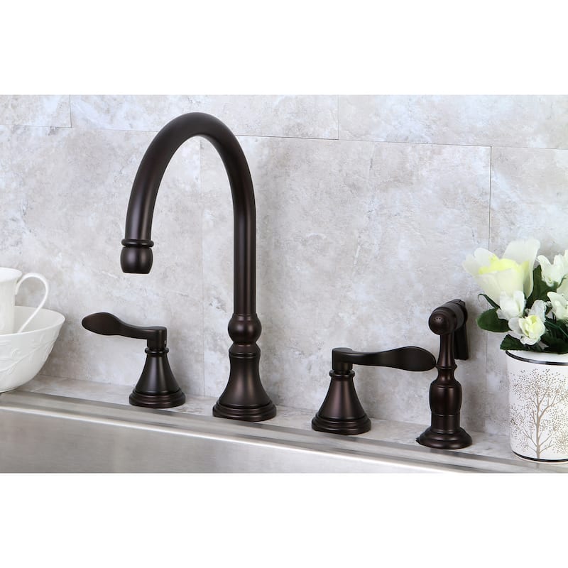 Kingston Brass NuFrench Kitchen Faucet - Includes Side Spray